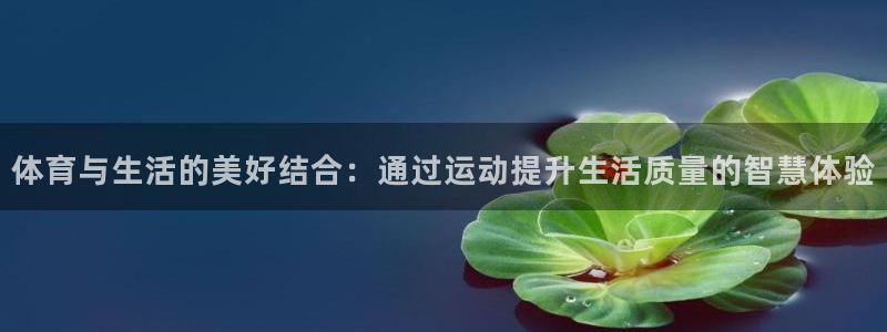 下载熊猫体育：体育与生活的美好结合：通过运动提升生活质量的智慧体验